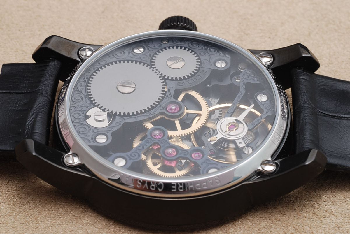 爱宝时镂空透视腕表