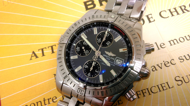 经典百年灵高端evo御风者a13356