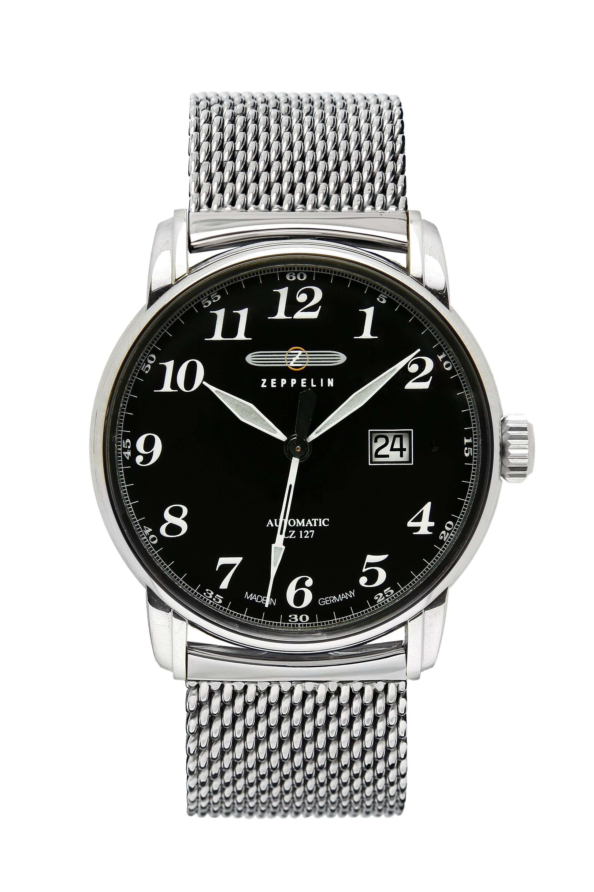 zeppelin齐博林 lz127伯爵齐博林系列自动机械男表钢带 7652m-2